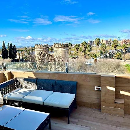 Alojamientos Puerta Palma Con Vistas Y Parking Badajoz Exterior foto